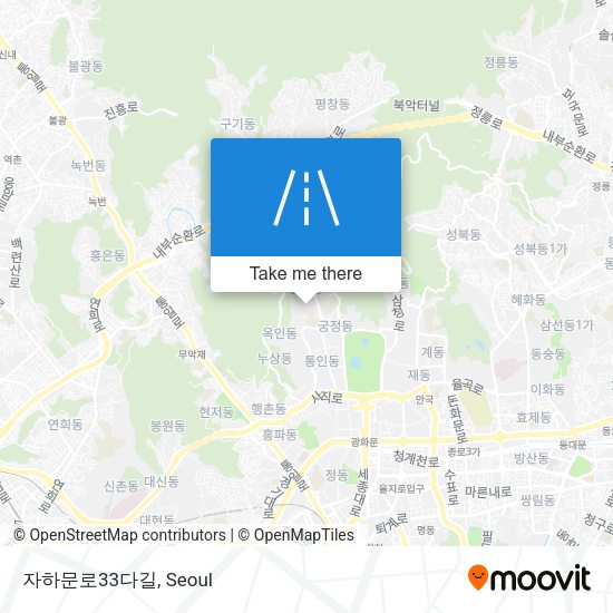 자하문로33다길 map