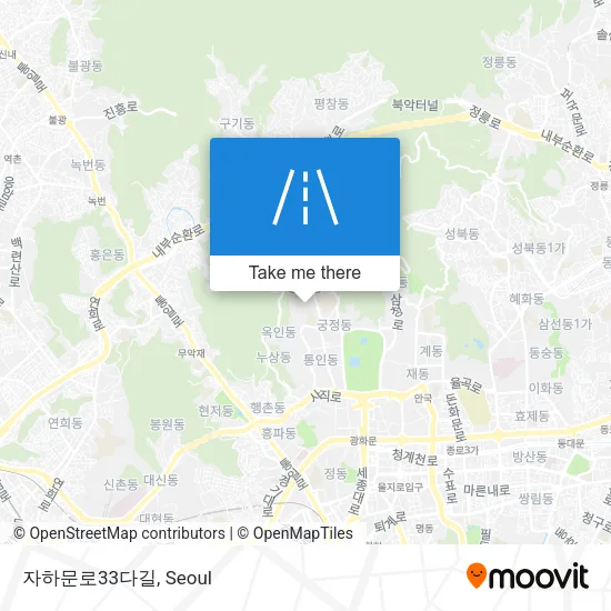 자하문로33다길 map