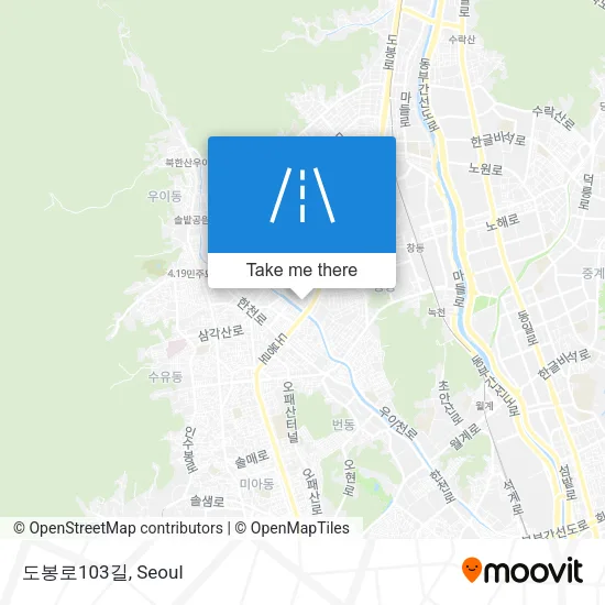 도봉로103길 map