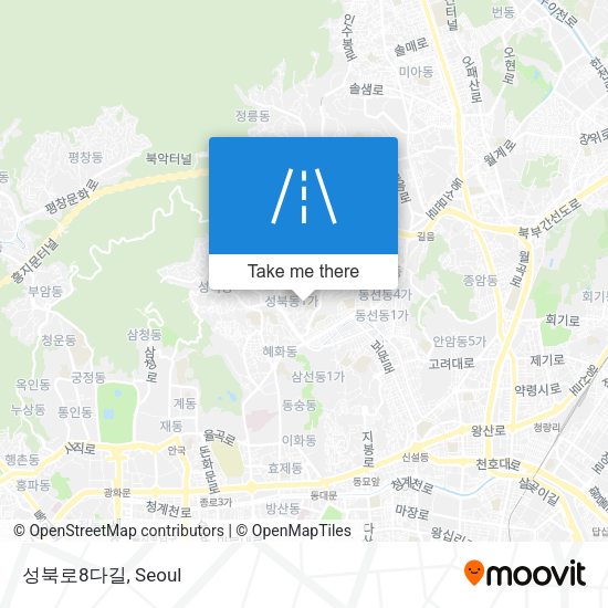 성북로8다길 map