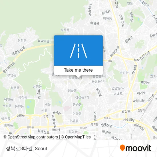 성북로8다길 map