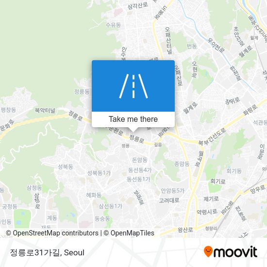 정릉로31가길 map