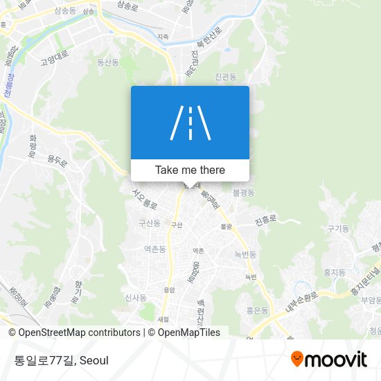 통일로77길 map