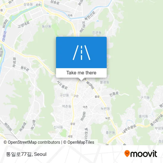 통일로77길 map