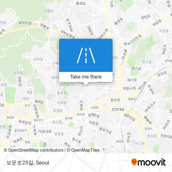 보문로23길 map