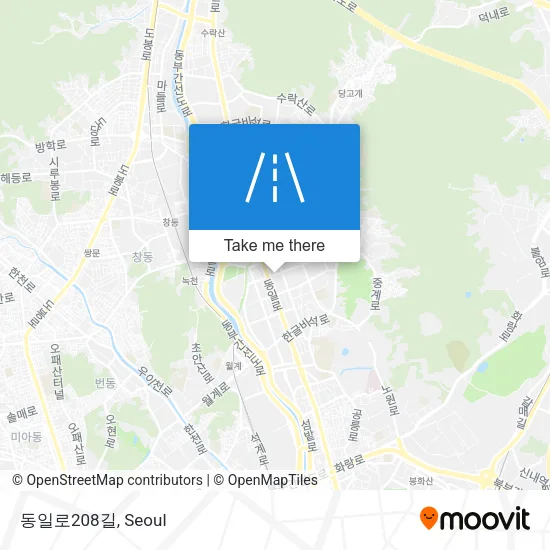 동일로208길 map