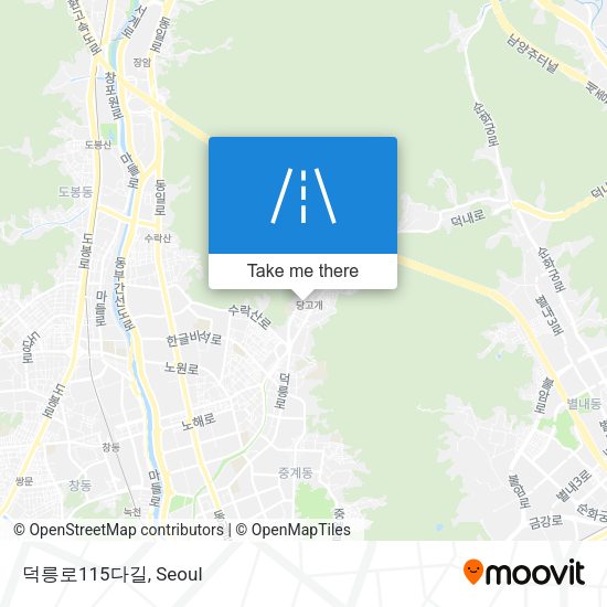 덕릉로115다길 map