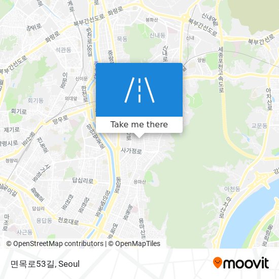 면목로53길 map