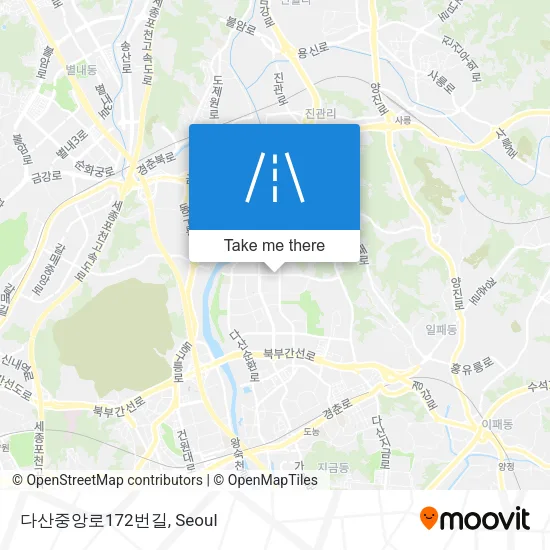 다산중앙로172번길 map