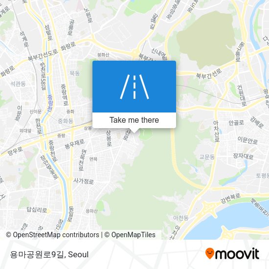 용마공원로9길 map