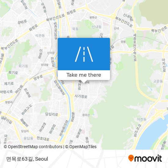 면목로63길 map