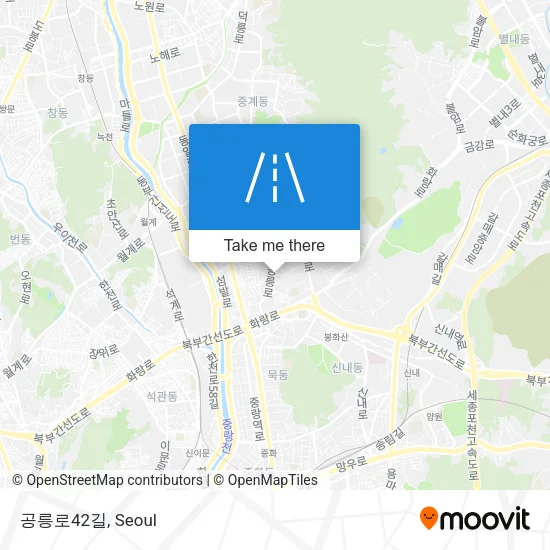 공릉로42길 map