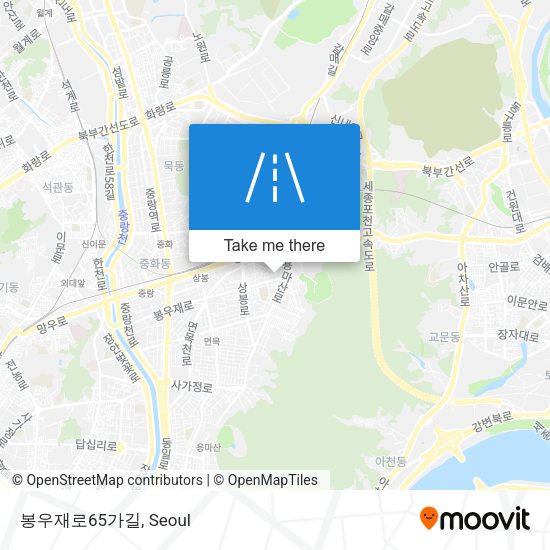 봉우재로65가길 map