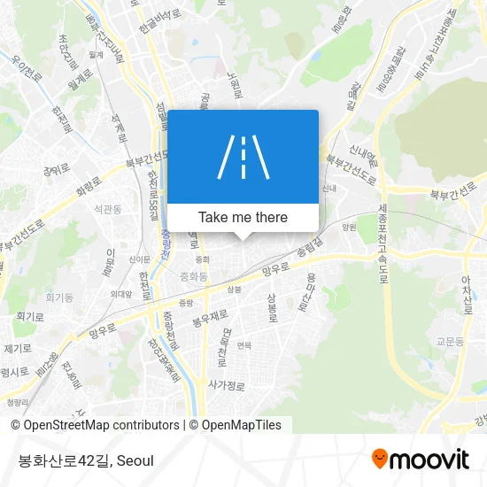 봉화산로42길 map