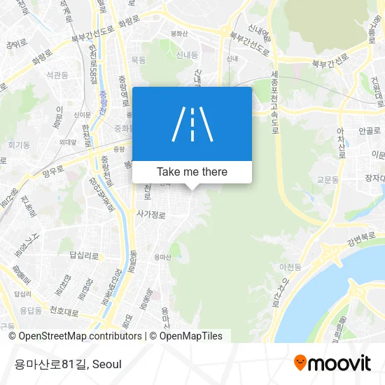 용마산로81길 map