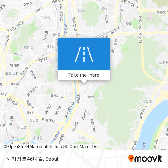 사가정로46나길 map