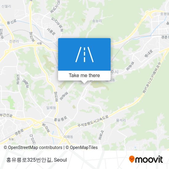홍유릉로325번안길 map