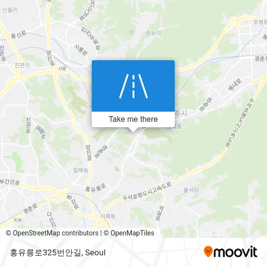 홍유릉로325번안길 map