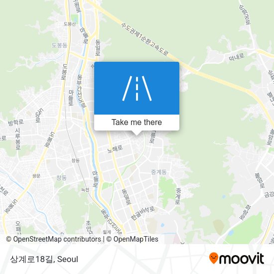 상계로18길 map
