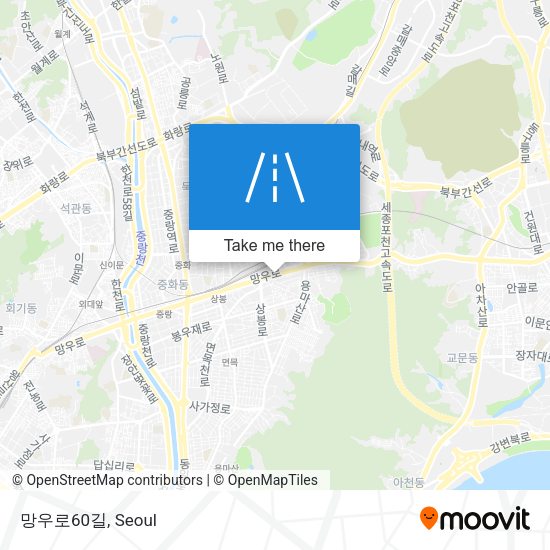 망우로60길 map