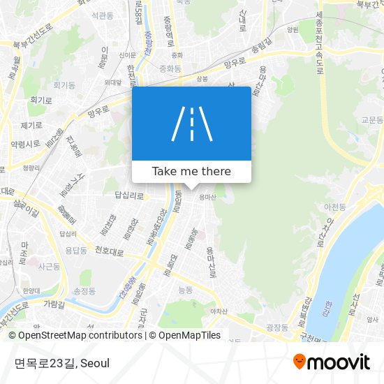 면목로23길 map