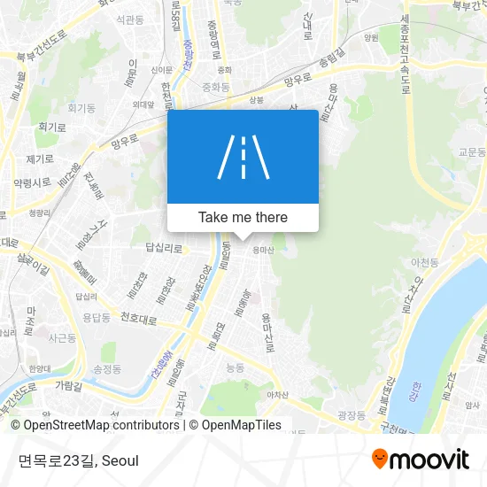 면목로23길 map