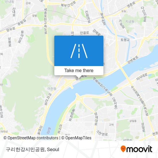 구리한강시민공원 map