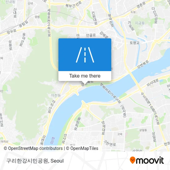 구리한강시민공원 map
