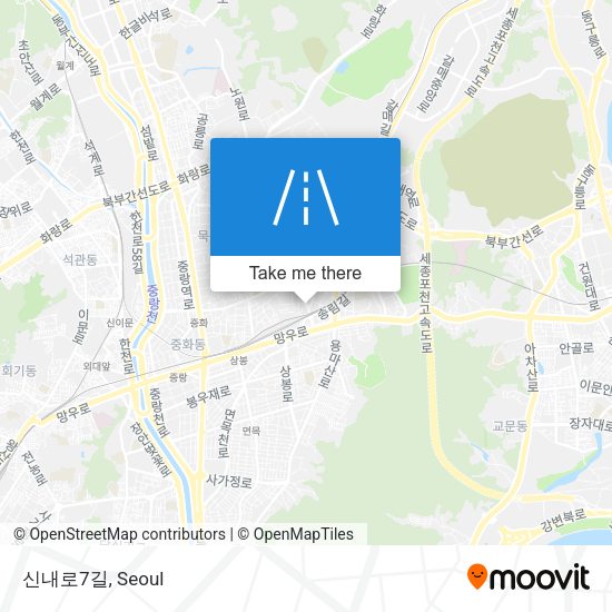 신내로7길 map