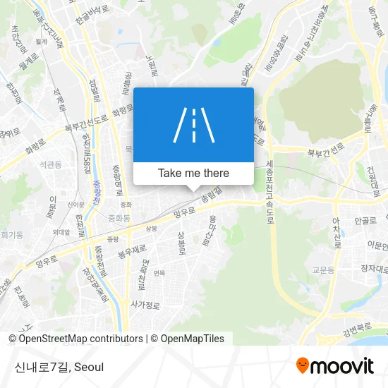신내로7길 map