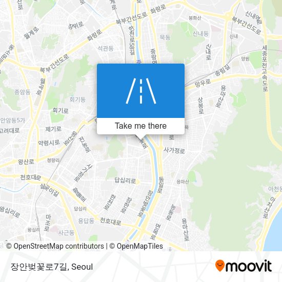 장안벚꽃로7길 map