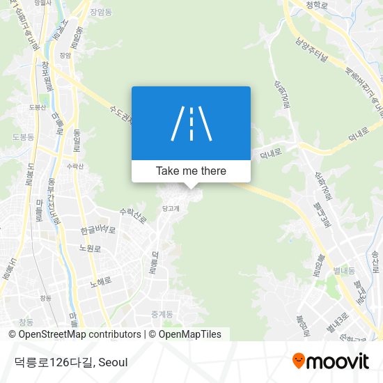 덕릉로126다길 map