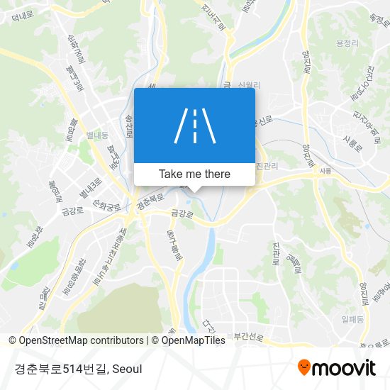 경춘북로514번길 map