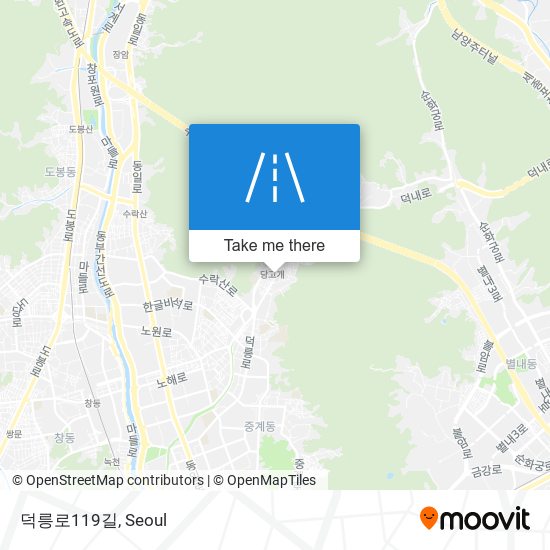 덕릉로119길 map