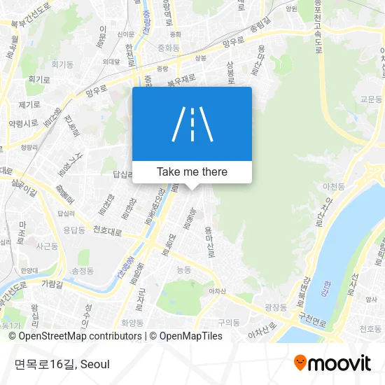 면목로16길 map
