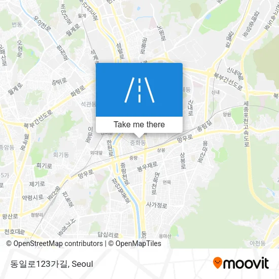 동일로123가길 map
