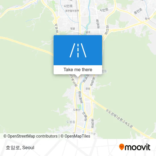 호암로 map