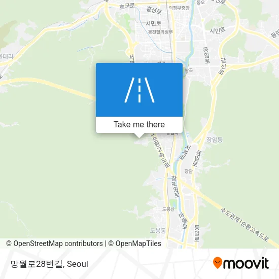망월로28번길 map