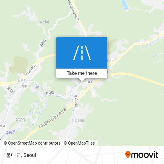 울대교 map