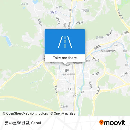 둔야로58번길 map