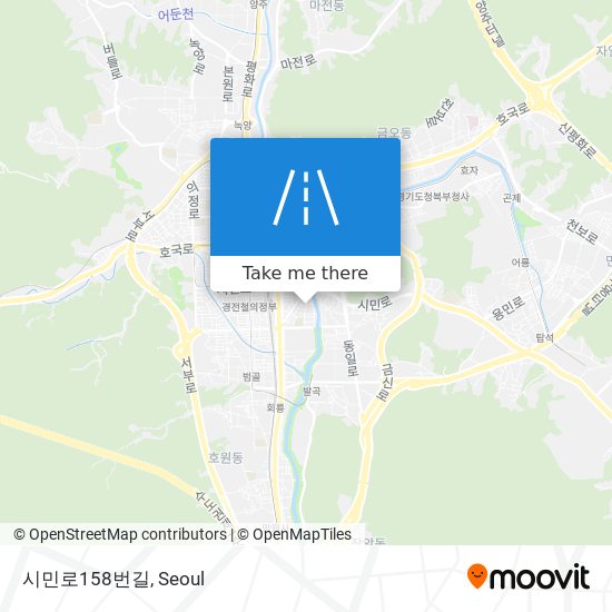 시민로158번길 map