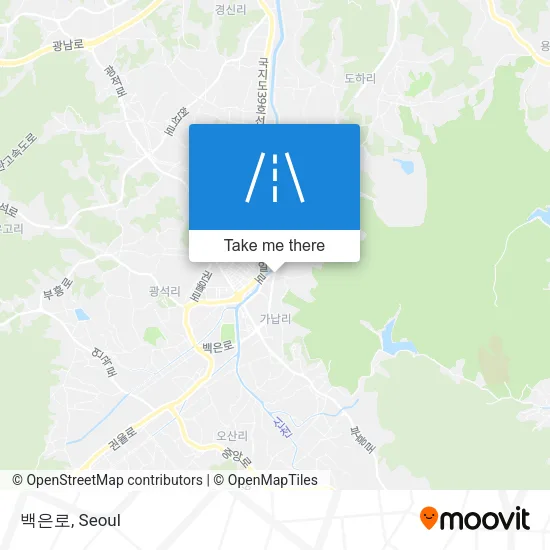 백은로 map