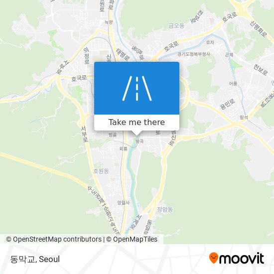 동막교 map