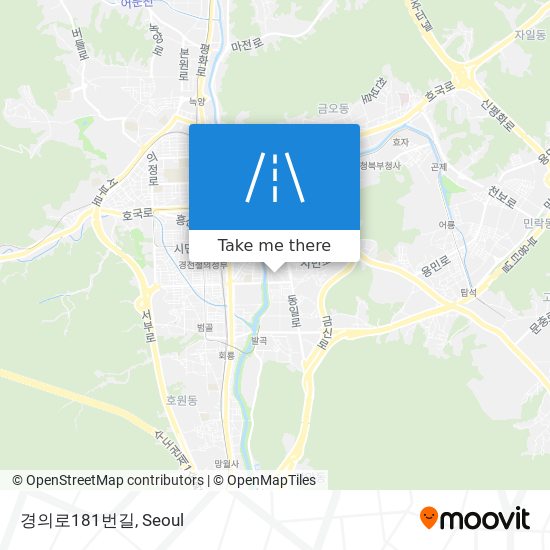 경의로181번길 map