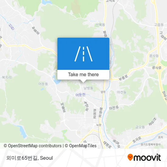 외미로65번길 map