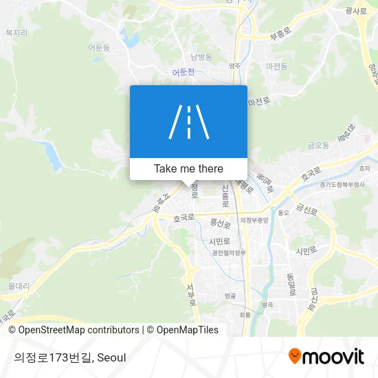 의정로173번길 map