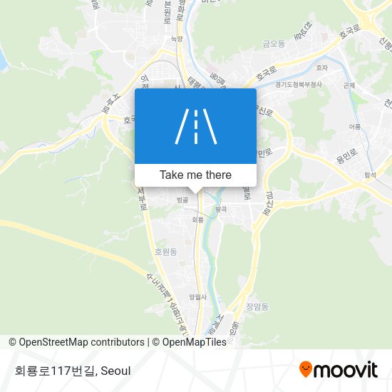 회룡로117번길 map