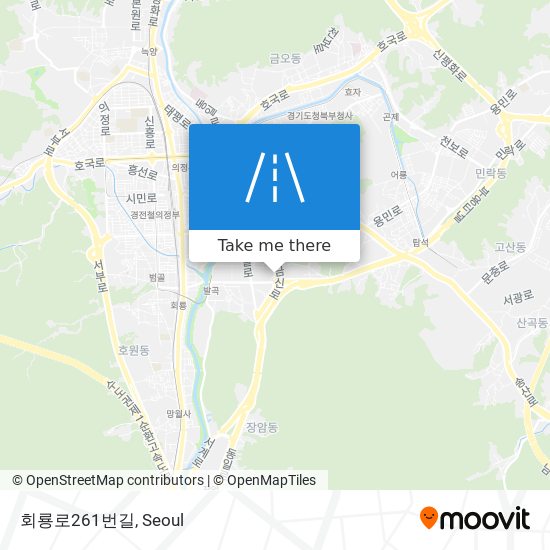 회룡로261번길 map