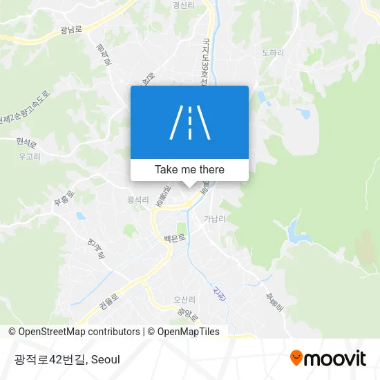 광적로42번길 map