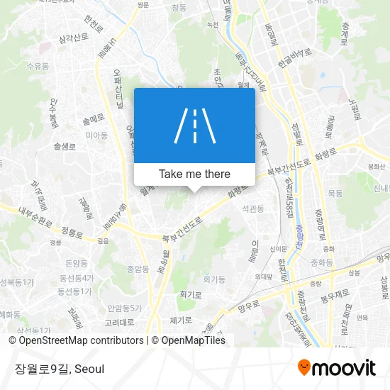 장월로9길 map